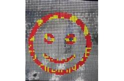 China 50mm Response Time Lcd Flip Dot Display For Video Wall Digital Clock supplier