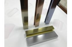 China Polishing Surface Alloy 6463 Aluminium Shower Profiles Silver Gold And Champange supplier