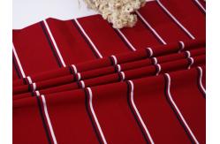 China Fashionable And Versatile And Classic Striped Material Fabric For T-Shirt supplier