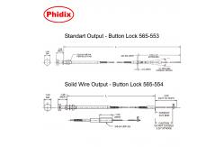 China Button Lock Push-Pull Control Head supplier