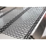 65mn Diamond Opening Self Cleaning Screen Mesh Anti Clogging With Steel Wire Bands for sale