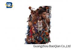 China Custom Printing 3D Lenticular Poster PET Flip Image High Definition NBA Star Poster supplier