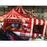 Large Inflatable Fun City Cute Circus Clown Jumping House For Toddler for sale