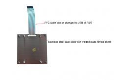 China IP65 Dynamic 0.45mm Stroke FFC Cable Metal Numeric Keypad supplier