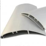 Power Coating 6063 T5 Aluminium Louvre Shutters Profile extrusions for sale