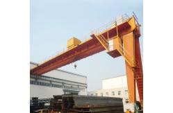 China Cabin Control Semi Double Girder Gantry Crane 32t Capacity With Rail System supplier