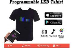 China Programmable LED Lighting T Shirt Customized For Party Festival supplier