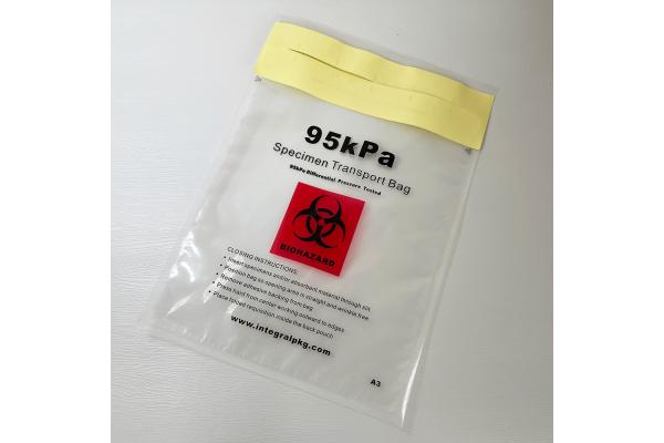 UN Package Tyvek 95kPa Bags Disposable Custom Film Structure