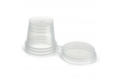 China 50ml Round Clear Mini Sauce Cup PP Plastic Sauce Cup With Lid supplier