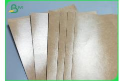 China Grease Proof PE Kraft Paper Roll 750mm 850mm Width Food Grade Material supplier