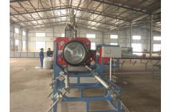 China PVC Sprial Plastic Pipe Extrusion Line , Double Screw PVC Sprial Pipe Making Machine supplier