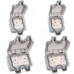 IP66 Outdoor Waterproof Socket European American 86 Type Surface Mounted Cover Box for sale
