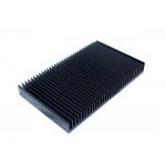 Black Anodized Aluminum Heatsink Extrusion Profiles T66 With Finished Machining for sale