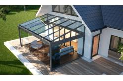 China Customized Aluminium  Support Awning With Polycarbonate Sheet Roofs supplier