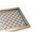 Frame Design SS Architectural Wire Mesh Space Partiton With Antique Finished for sale