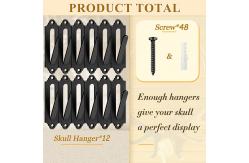 China European Style Deer Hanger with Customized Thickness and Triangle Bracket Structure supplier