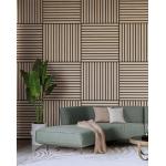 Noise Reduction MDF Board Wood Slat Acoustic Panel With PET Panel Backing