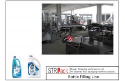 China Foaming Liquid Filling And Sealing Machine Line For Floor / Glass Cleaner supplier