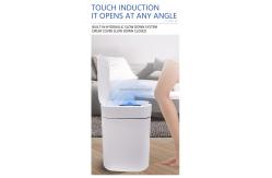 China ABS Self Sealing Dustbin 20L Home Garbage Can Rechargeable With Scale Tray supplier