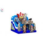 Factory Commercial Inflatable Pirate Bouncy House With Slide Inflatable Castle for sale