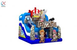China Factory Commercial Inflatable Pirate Bouncy House With Slide Inflatable Castle supplier