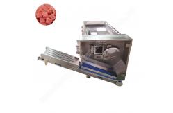 China 600kg/h Automatic Meat Cutting Machine Meat Cubing Machine Meat Cube Dicer Machine supplier