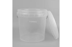 China 1L 5L 10L Transparent Plastic Packaging Bucket Customized With Lid And Handle supplier