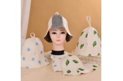 China Comfortable and Protected in the Sauna with Felt Sauna Hats supplier