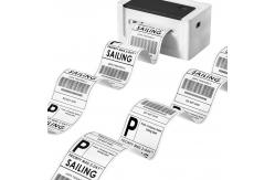 China 4x6 Shipping Labels Customized Thermal Label Sticker Paper Synthetic Packaging supplier