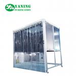PMMA Hardwall Pharmaceutical Weighing Booth With Anti - Static Curtain Door for sale