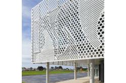 China Building Aluminium Curtain Wall Decorative Screen Partition Perforated supplier