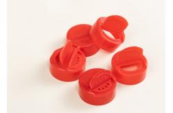 China Non Spill Butterfly Salt Pepper Plastic Shaker Cap With Dual Opening supplier