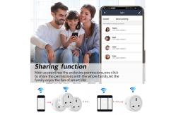 China WIFI UK Power Socket Plug Aleax Timing Tuya Zigbee Wall Socket supplier
