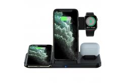 China Dual 15W Custom Wireless Charger 4 In 1 Compatible Multiple Devices supplier