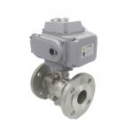 Electric Flanged Ball Valve With Flanged Connections For High-Pressure Applications for sale
