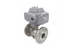China Electric Flanged Ball Valve With Flanged Connections For High-Pressure Applications supplier