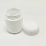 2oz White Cylinder Jar HDPE Child Proof 3.5g Flower Smell Proof Screw Jar for sale