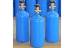 China Seamless Steel Oxygen Cylinder 2L-40l Oxygen Tank With Valve 105~219mm Dia supplier