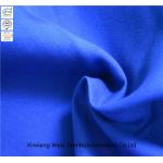 Royal Blue Plain Fire Retardant Fabric / Flame Resistant Textiles Light Weight for sale
