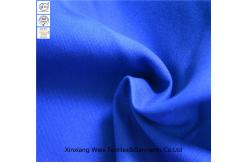 China Royal Blue Plain Fire Retardant Fabric / Flame Resistant Textiles Light Weight supplier
