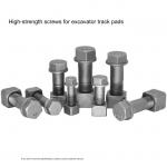 Excavator Track Plate Track Shoe Track Steel Pad Bolt And Nut20*57 20*65 22*65 22*72 24*75 for sale