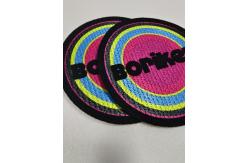 China Custom Heat Press Flocking Logo Patch Iron On  Heat Transfer Vinyl T Shirt supplier