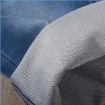 58 60 Width 7.5oz Double Layer Imitate Knit Raw Denim Fabric For Jeans for sale