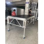 1.22m Aluminum Stage Platform with 18mm Plywood Surface and Safety Equipment Case for sale
