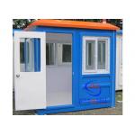 Prefabricated Low Cost Fiberglass Sentry Box / Guard Shacks and Booths Well- designed for sale