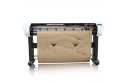China double cartridges Vertical Inkjet Cutting Printing Plotter with usb2.0 interface supplier