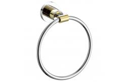 China Rust Free Bathroom Towel Rings Wall Mounted Sus304 Polished Mirror Finish supplier