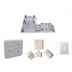Wall Plug Switch Box Shell Plastic Injection Components ISO9001 for sale