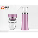 Cosmetic Pump EDM Face Lotion Bottle And Cream Jar Acrylic Double Wall Waist for sale