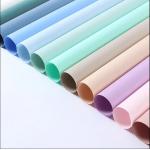 Customized Color Waterproof Paper Sheet Solid Plastic Cellophane Wrapping for Fresh Flower for sale